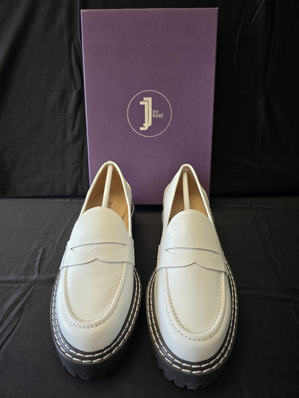 Jon Josef White Loafers